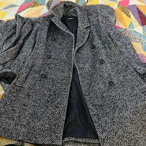 Express women’s midi trench coat